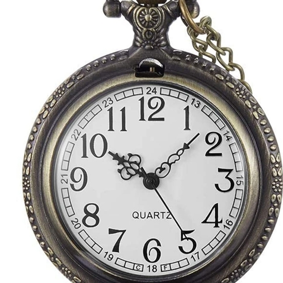 New Native American pocket watch.  Color version available - Picture 4 of 4